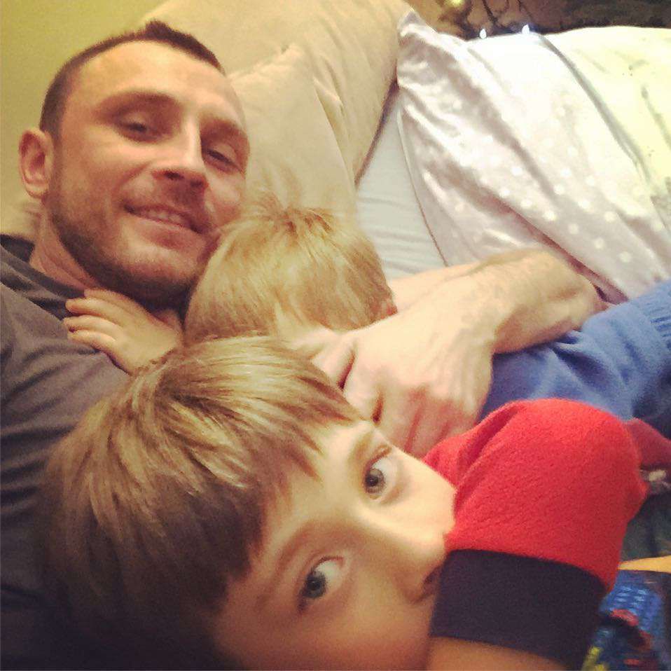 Kamill Nożyński z synami