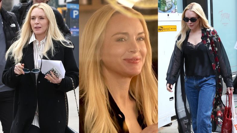 Lindsay Lohan na planie 