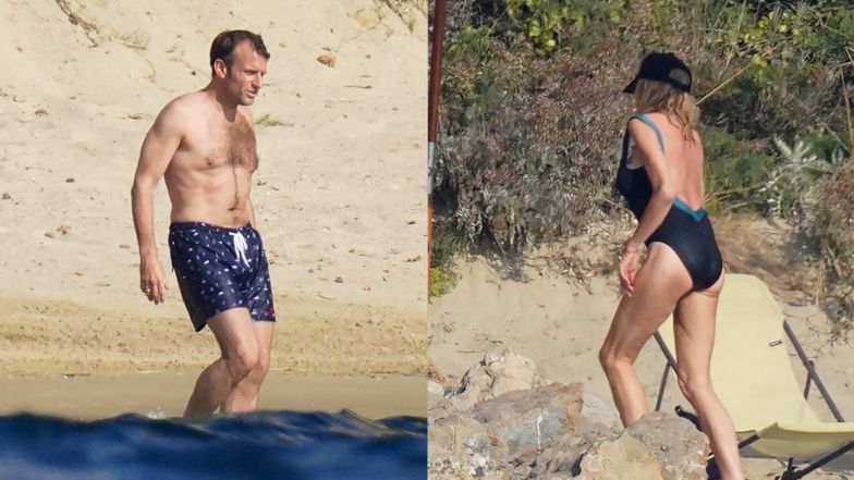 Emmanuel i Brigitte Macron urlopują na Lazurowym Wybrzeżu