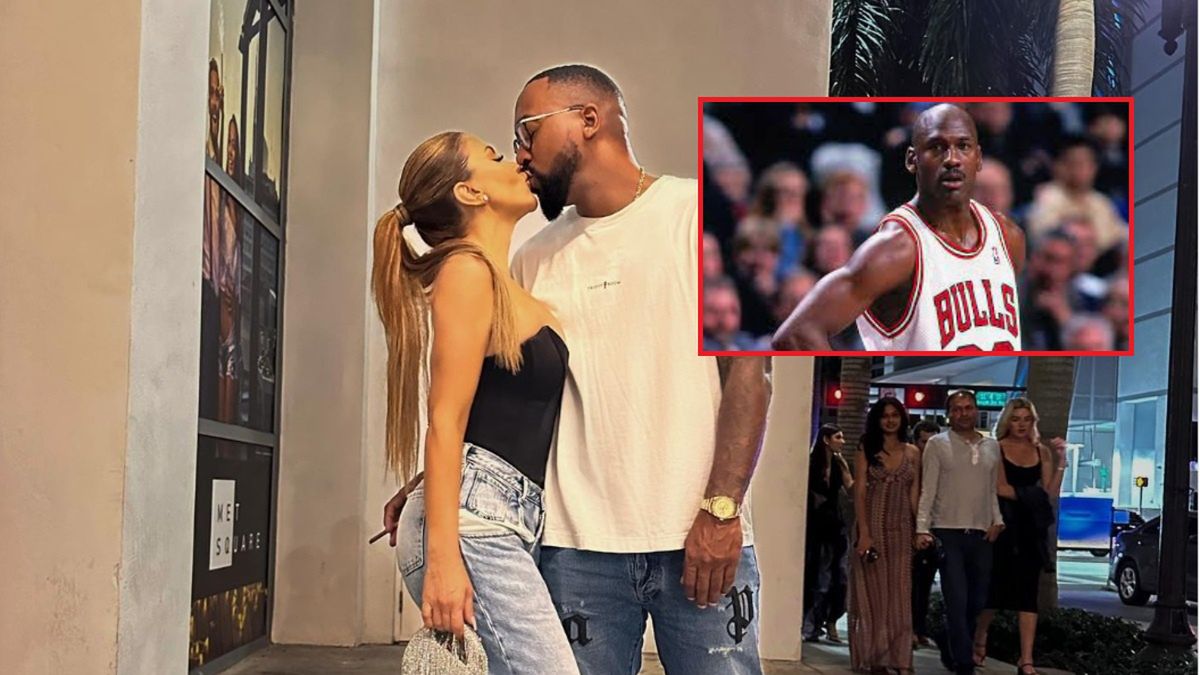 Larsa Pippen wymienia czułości z Marcusem Jordanem
