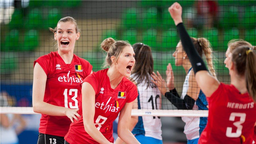 Materiały prasowe / FIVB / Reprezentacja Belgii kobiet