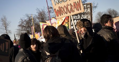 Wrocław: Przez miasto przeszły dwie manifestacje