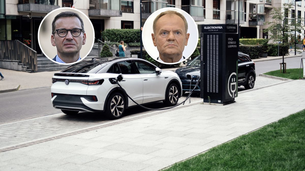 Morawiecki mówił o milionie "elektryków" w 2025 r., rząd Tuska o