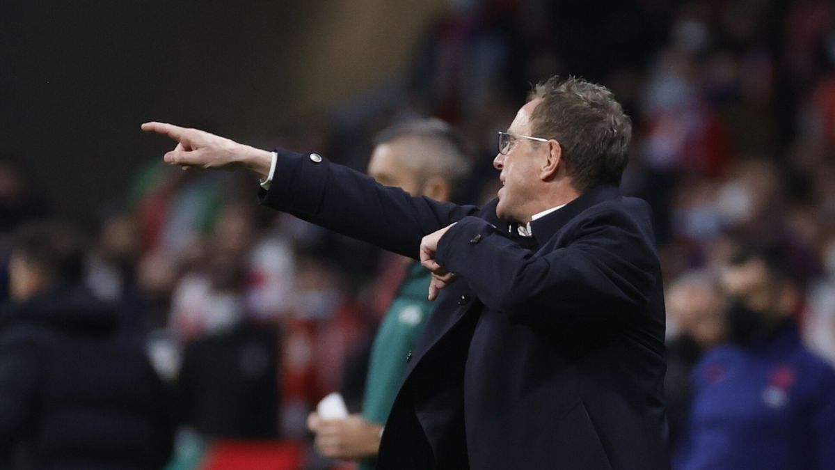 PAP/EPA / Juanjo Martin / Na zdjęciu: Ralf Rangnick