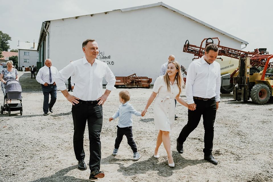 Andrzej Duda odwiedził małżeństwo Bardowskich
