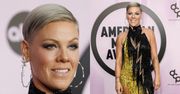 Cekinowa Pink zabrała na ściankę American Music Awards męża i DZIECI! (ZDJĘCIA)