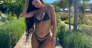 To już chyba przesada. Bikini Kylie Jenner prawie niczego nie zakrywa