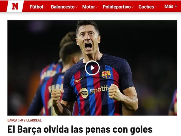 Internetowe wydanie dziennika "Marca"