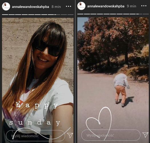 Screeny z Instastory Anny Lewandowskiej