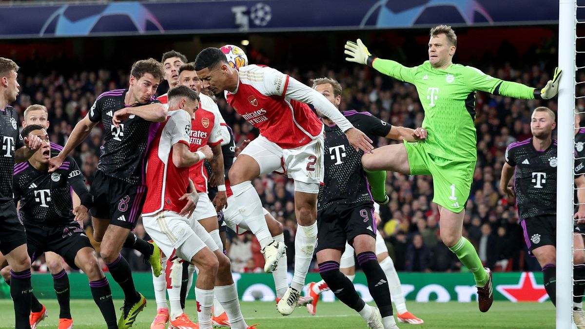 W meczu Arsenalu z Bayernem dużo się działo