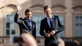 Roger Federer i Tomas Berdych promowali w Pradze Puchar Lavera