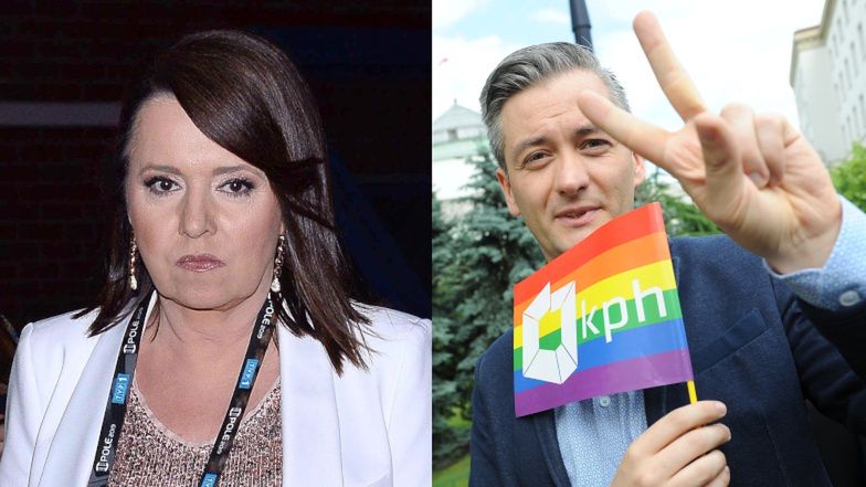 Danuta Holecka popiera związki homoseksualne w rozmowie z Robertem Biedroniem