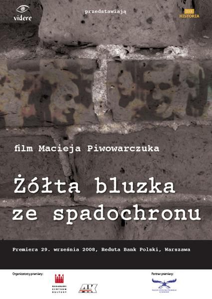 Żółta bluzka ze spadochronu