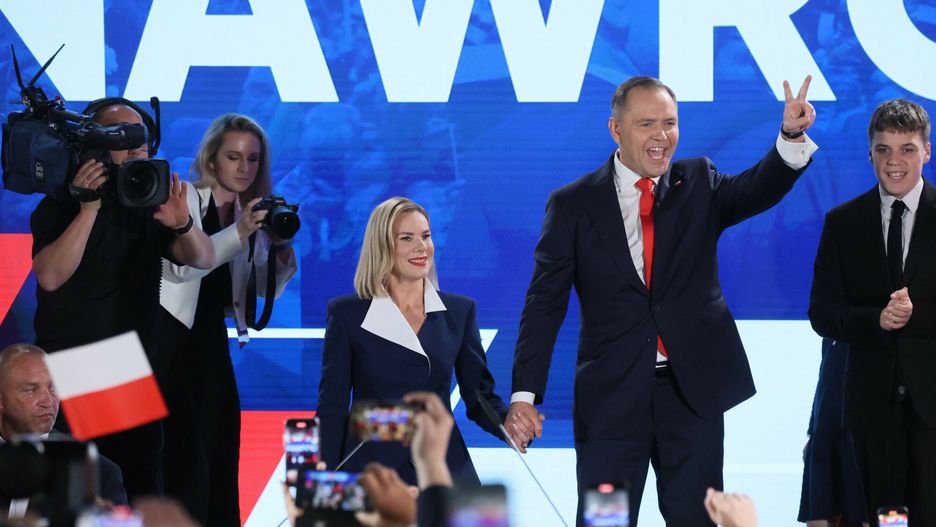 Wieczór wyborczy Karola Nawrockiego 