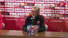 Polska - Litwa. Nawałka nie wiedział, co powiedzieć. "To pytanie należy traktować jako żart"