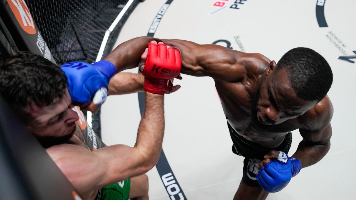 Materiały prasowe / kswmma.com / Joel Kouadja pokonał Michała Guzika
