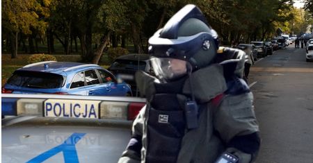 Ewakuacja bloku w Ostrołęce. Policja u rodziny 19-latka