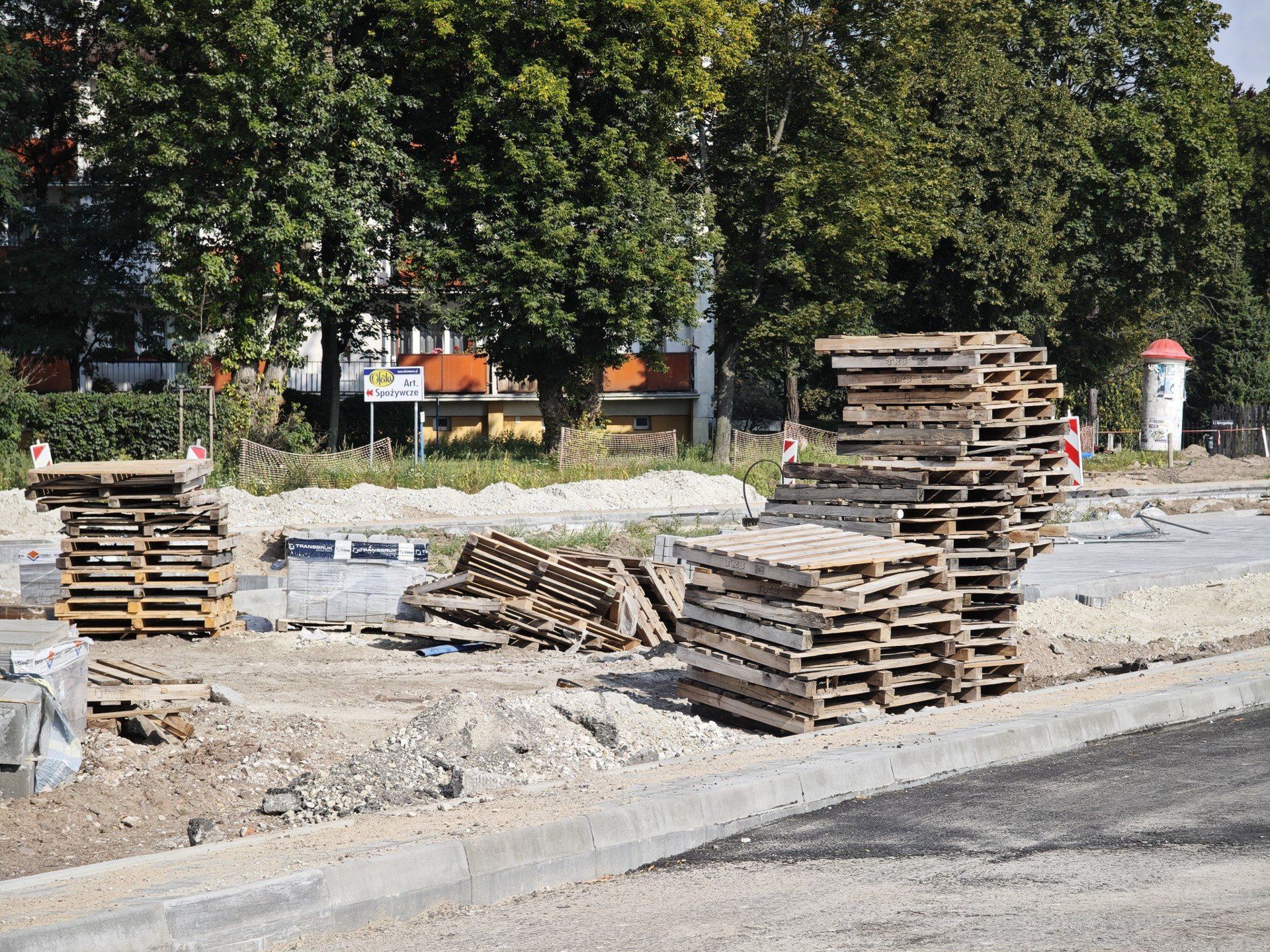 Budowa trasy staromostowej w centrum Torunia