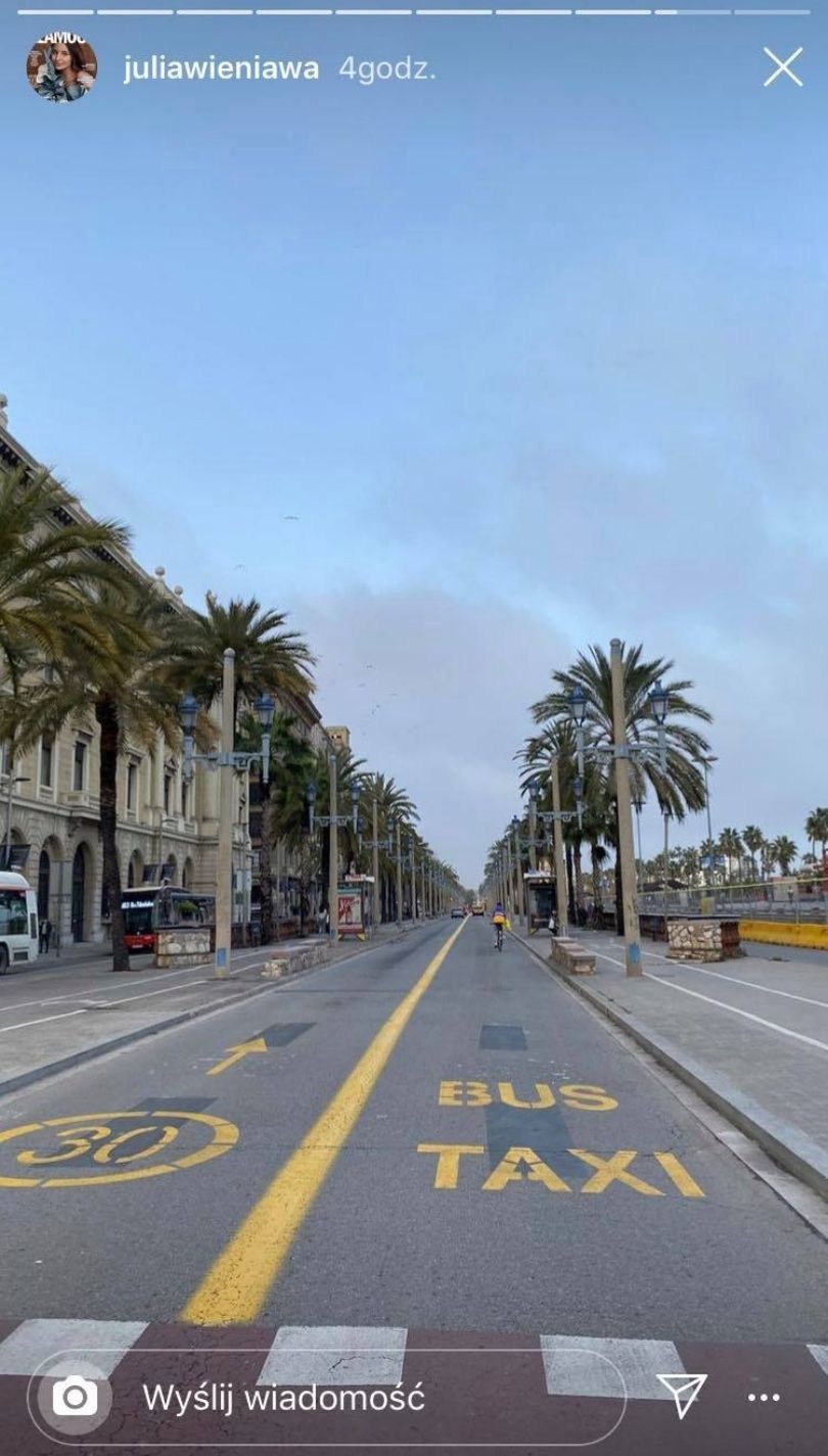 Julia Wieniawa zwiedza Barcelonę