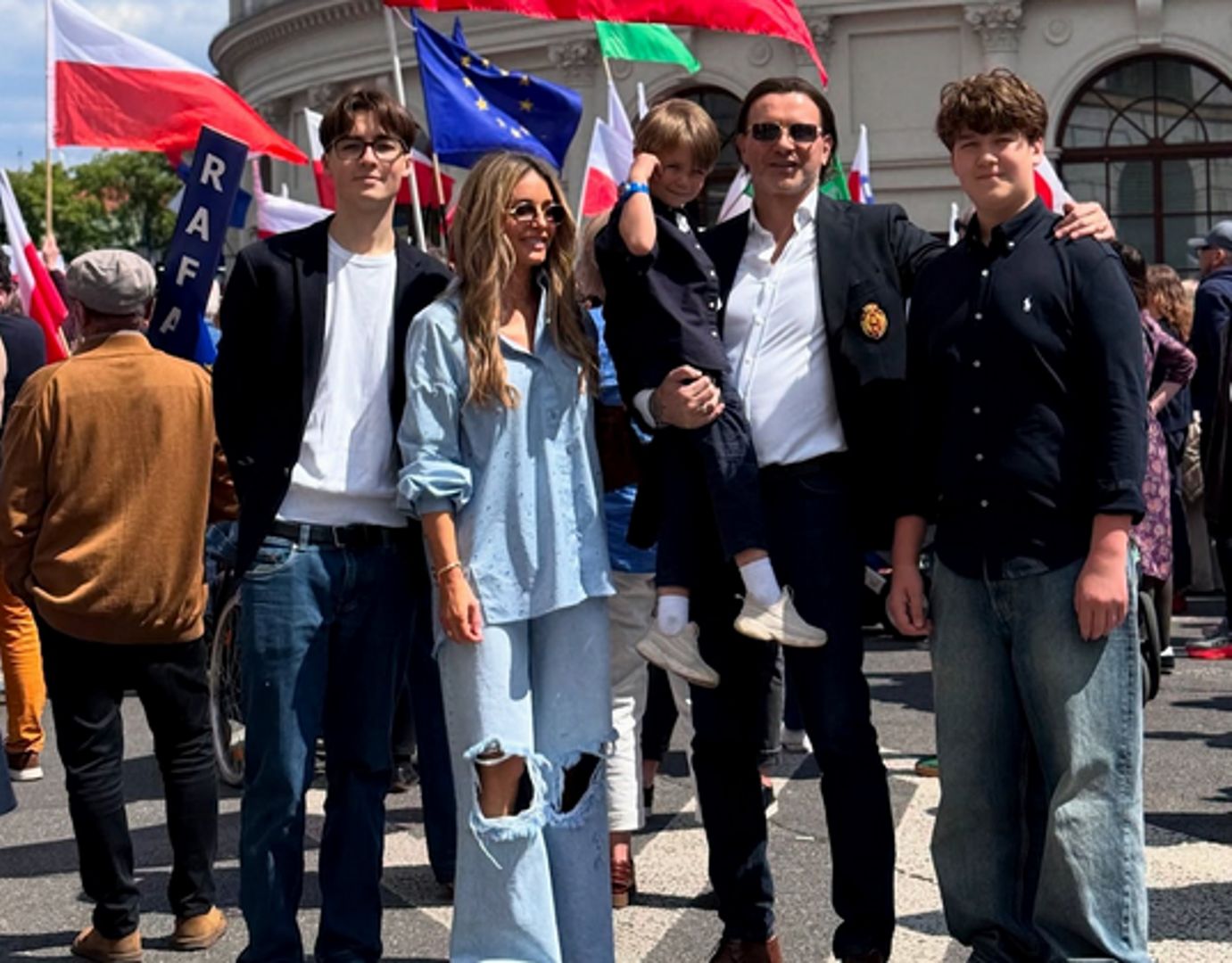 Małgorzata Rozenek-Majdan na Marszu Patriotów. Znowu przyciągnęła uwagę