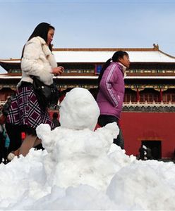 Opady śniegu spraliżowały Chiny