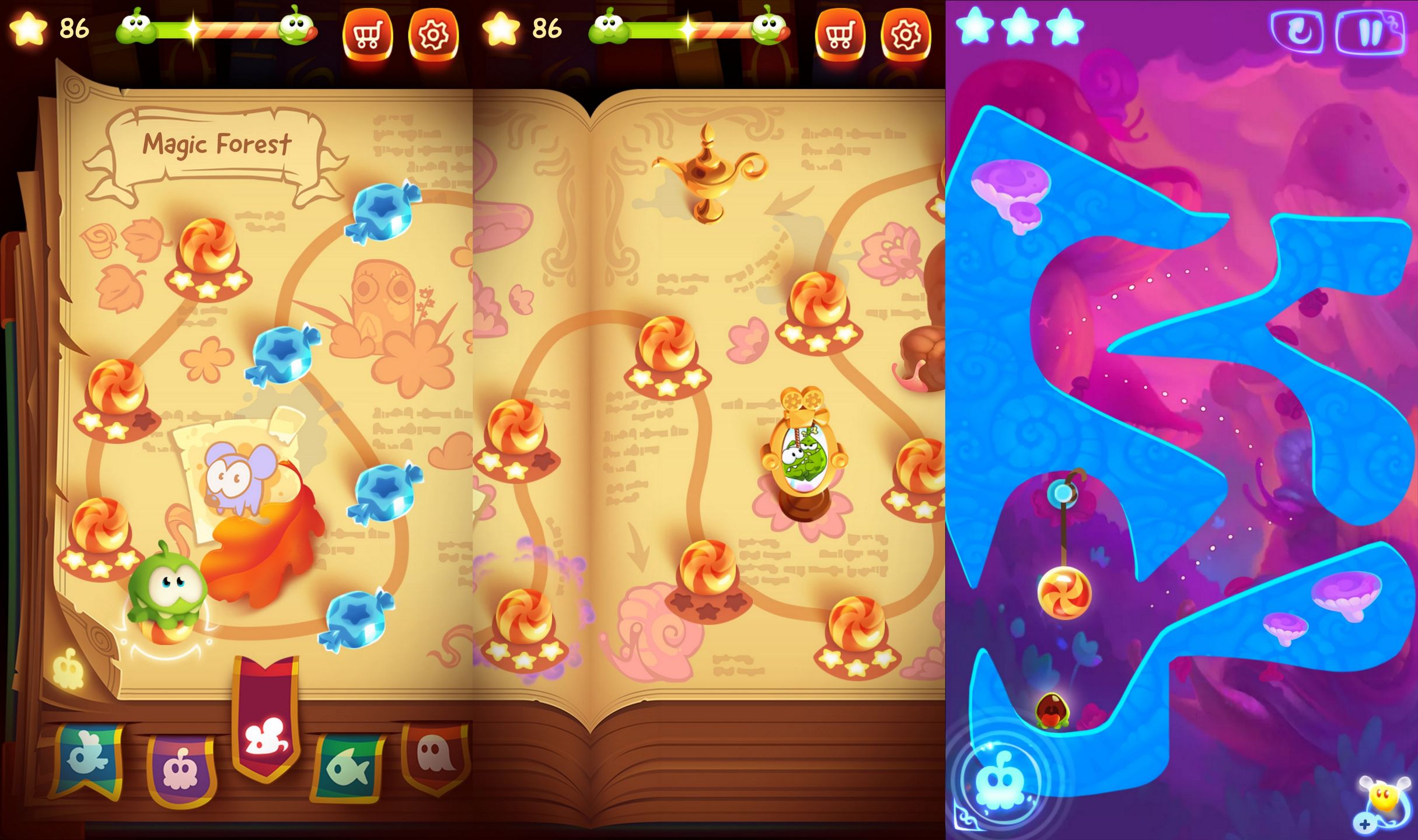 Cut the Rope: Magic - kolorowa gra przeznaczona dla całej rodziny [Android i iOS] 5