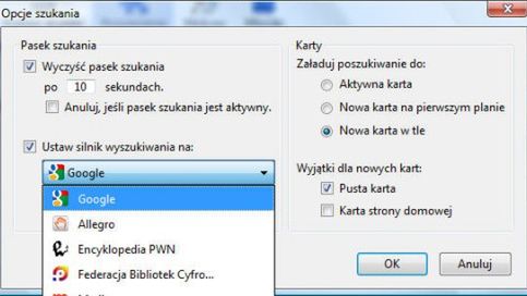Odpicuj wyszukiwarkę w Firefoxie za pomocą SearchLoad Options 1