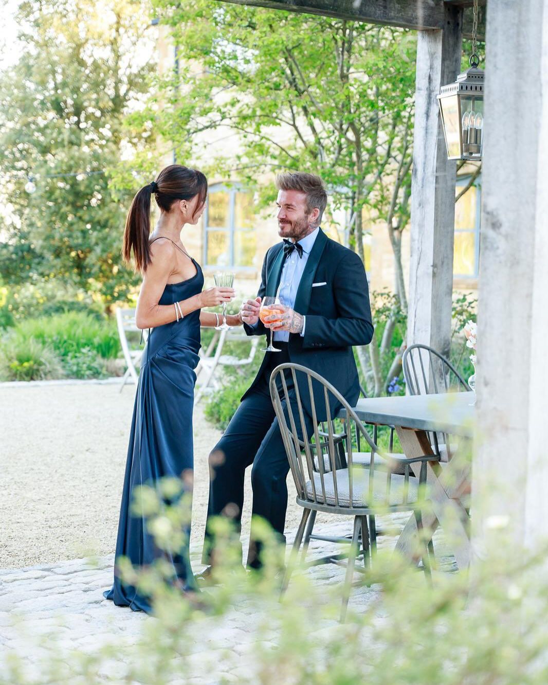 Tak Beckhamowie celebrowali 50. urodziny Davida