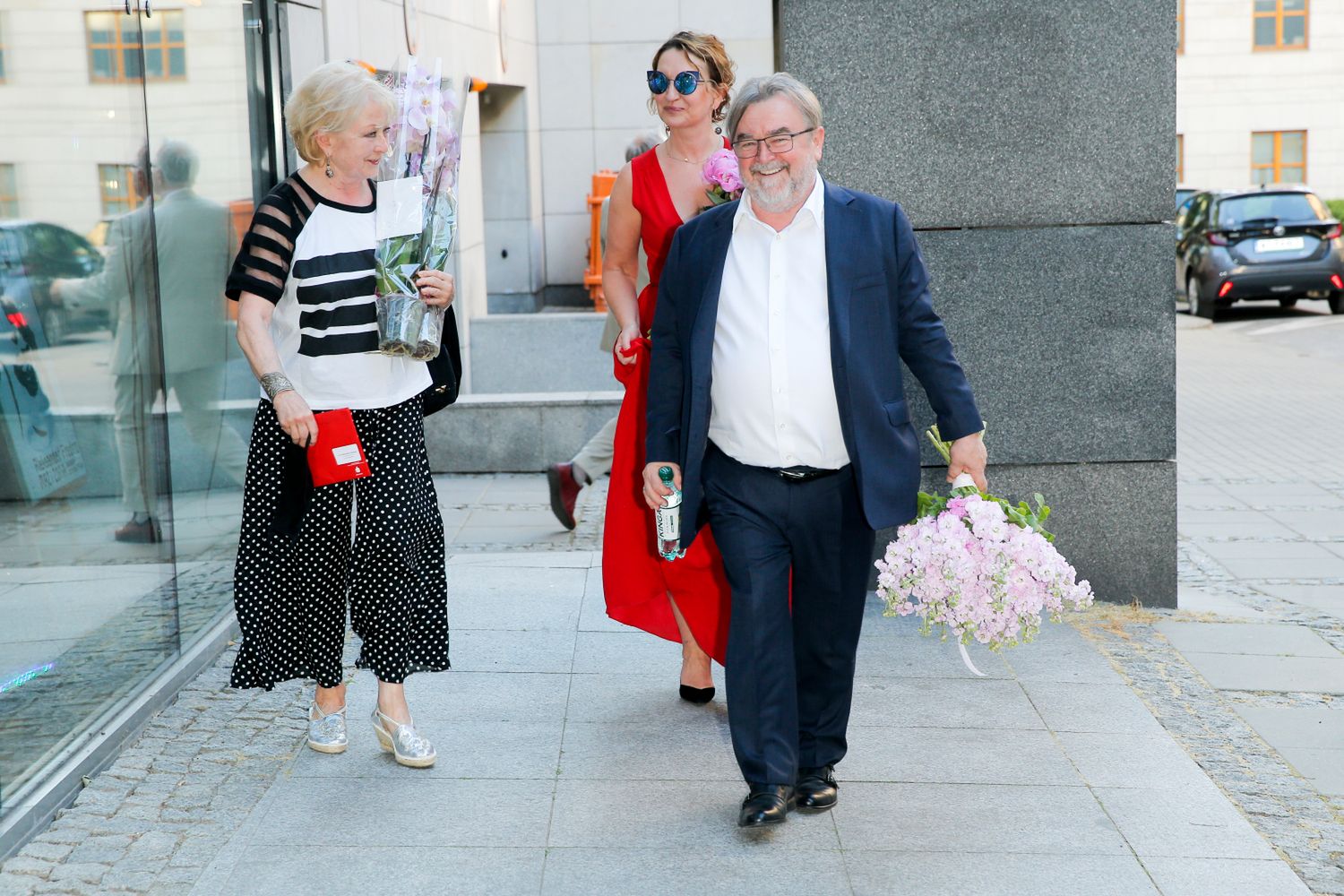 Edward Miszczak na premierze spektaklu Anny Cieślak