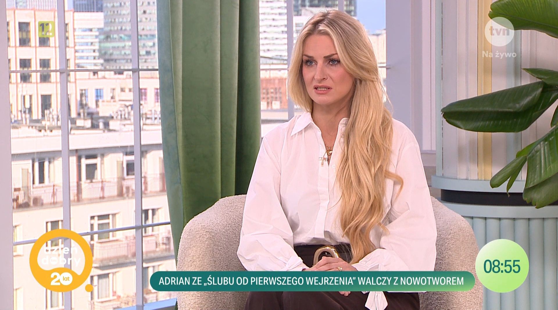 Anita Szydłowska w programie "Dzień Dobry TVN"