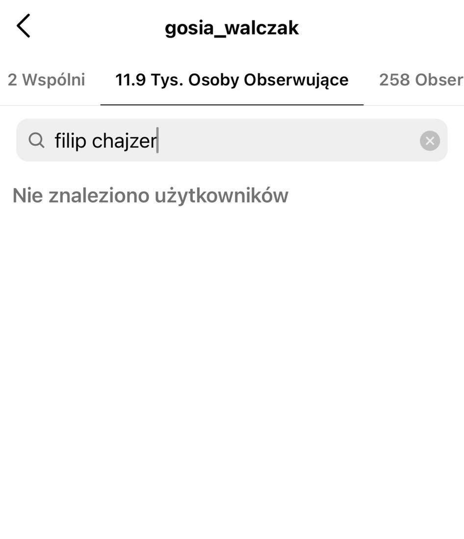 Filip Chajzer nie obserwuje matki swojego dziecka