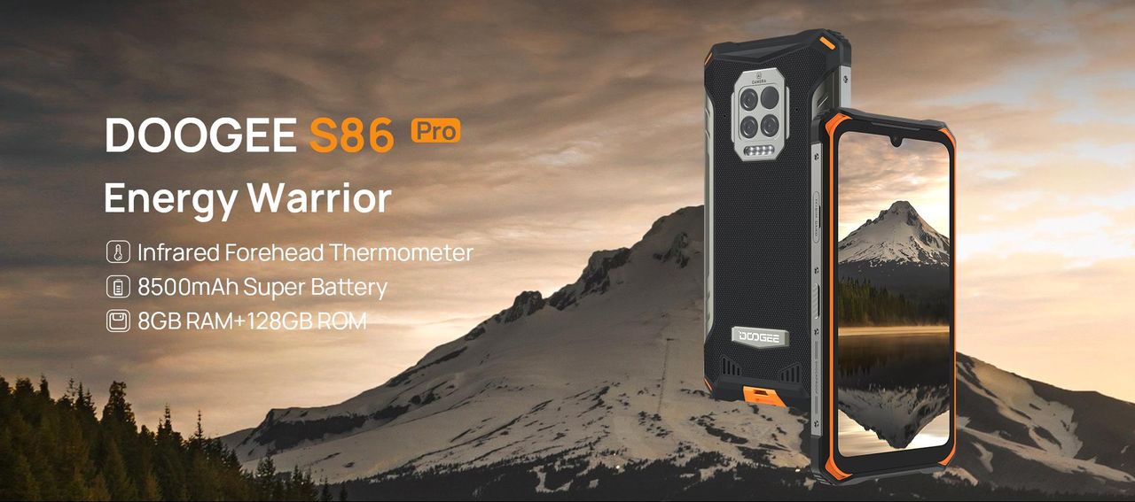 DOOGEE S86 Pro wzbogacony o funkcję termometru