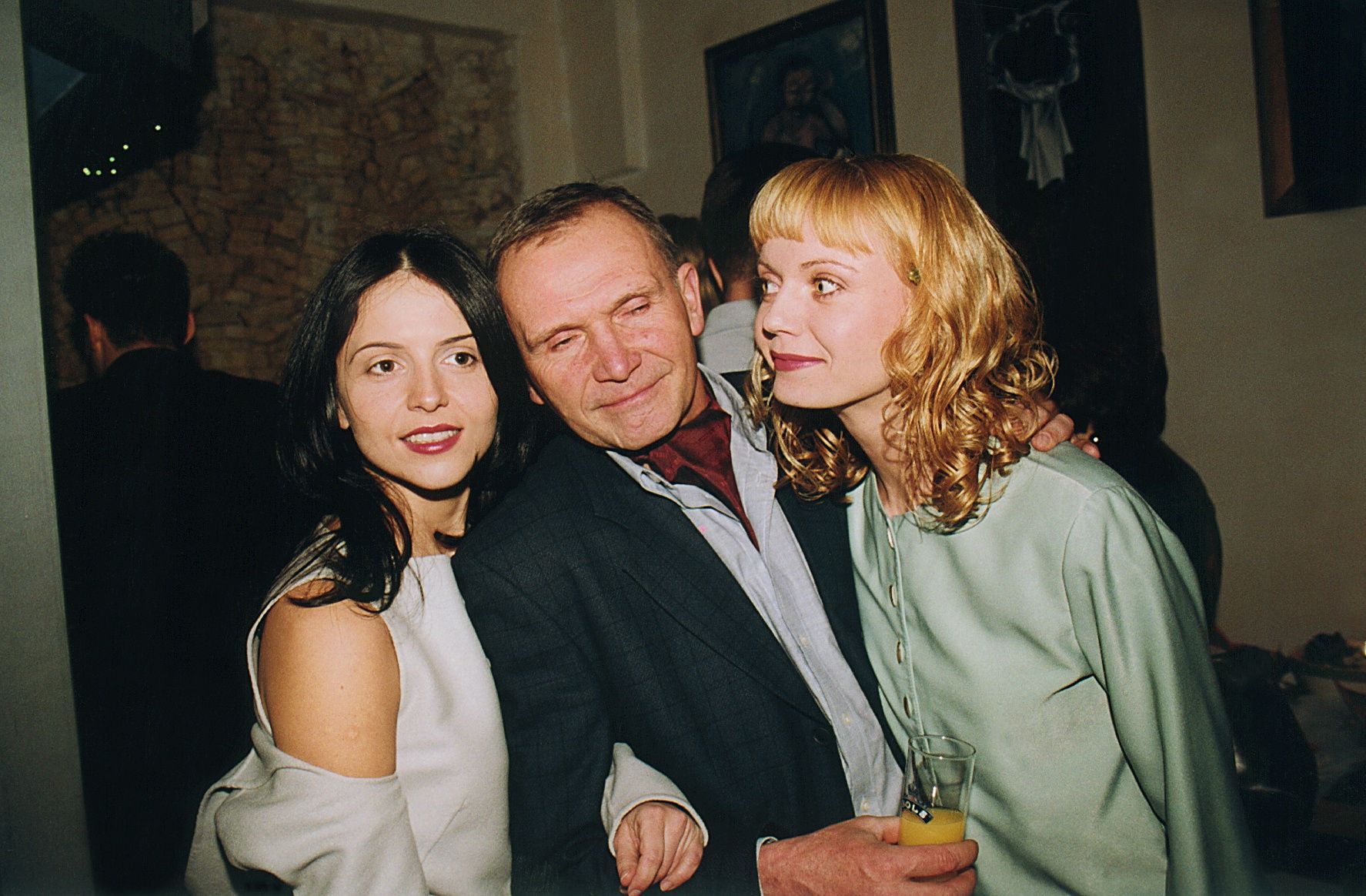 Agnieszka Michalska, Marek Siudym i Olga Borys w 2001 r.
