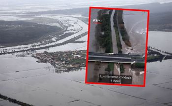 Ewakuacja mieszkańców. Woda zniszczyła główną autostradę w Portugalii