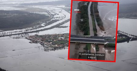 Ewakuacja mieszkańców. Woda zniszczyła główną autostradę w Portugalii