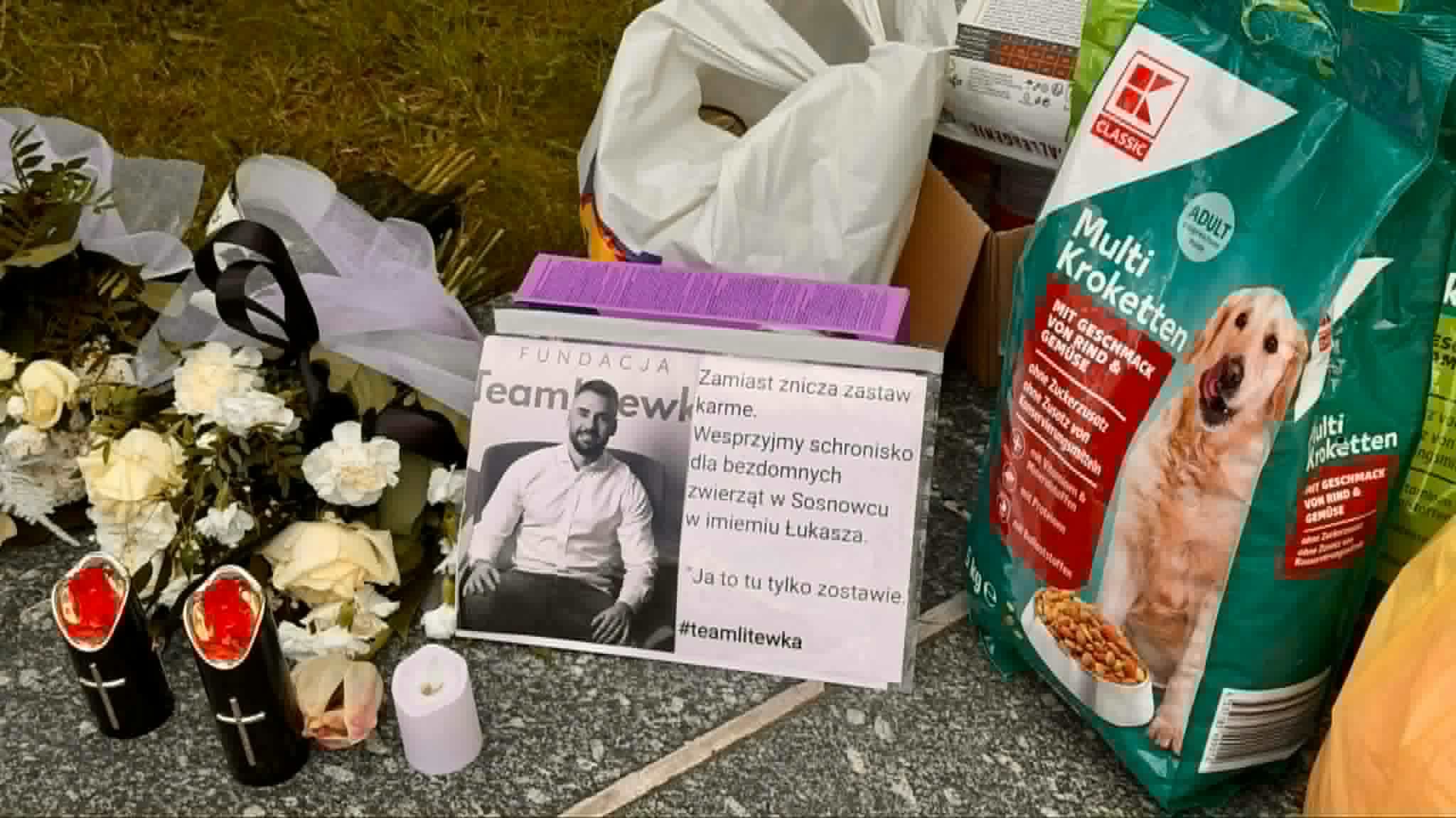 Tak ludzie pożegnali Łukasza Litewkę