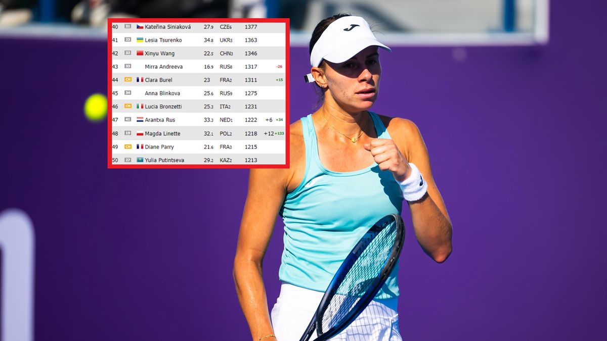 Getty Images / Robert Prange / Na zdjęciu: Magda Linette, w ramce ranking WTA 'na żywo'