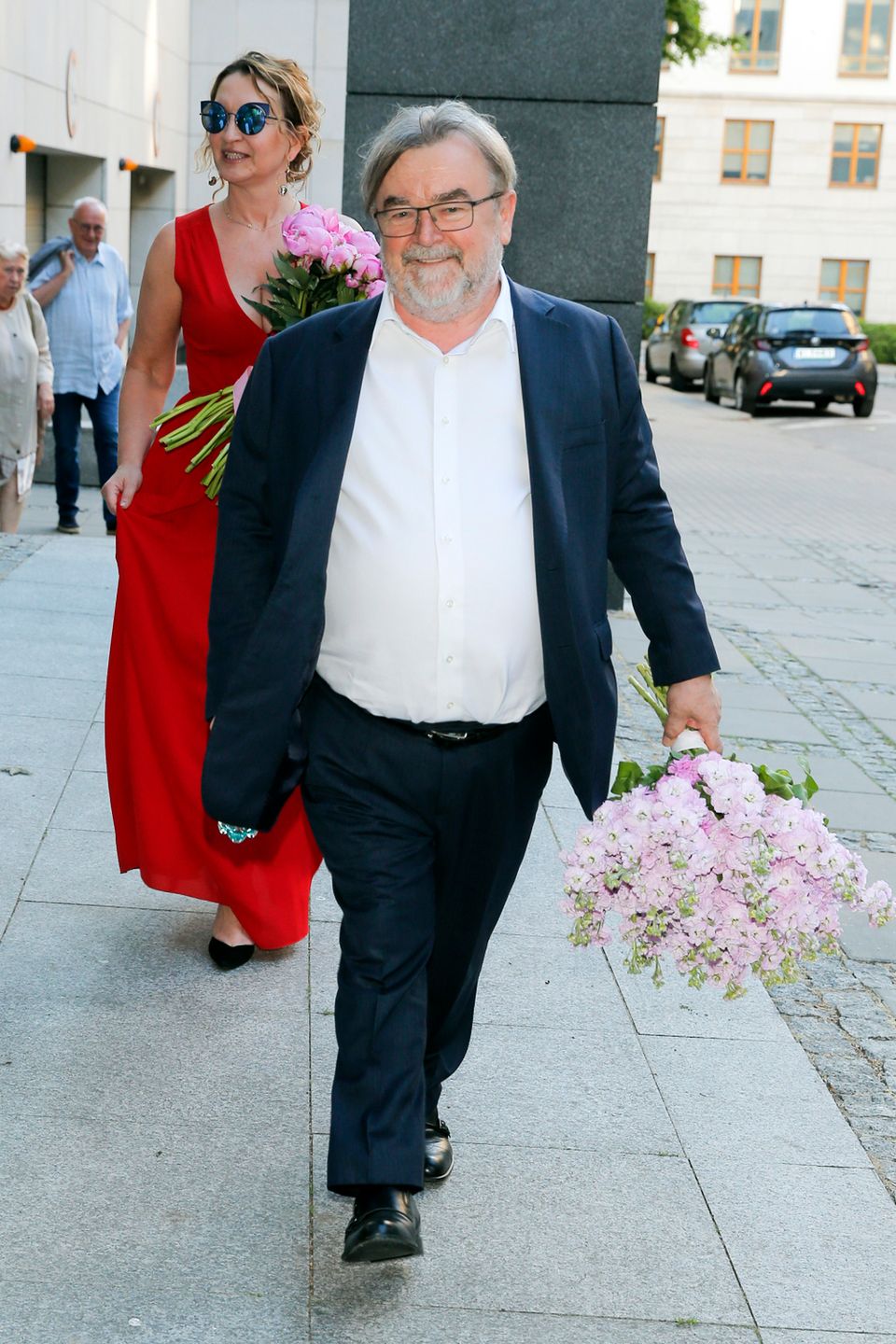 Edward Miszczak na premierze spektaklu Anny Cieślak