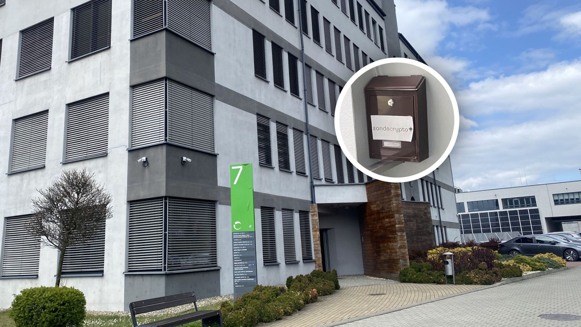 Byłam w siedzibie Zondacrypto. Została tylko skrzynka na listy