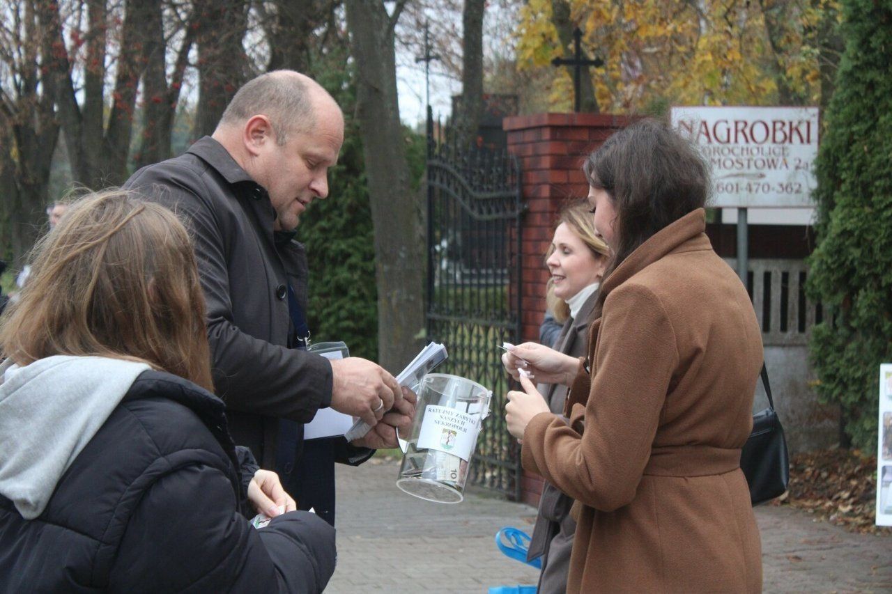 Tak było w Bełchatowie podczas kwesty cmentarnej w 2024 roku