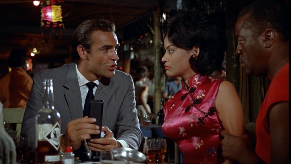 Sean Connery i Marguerite LeWars w "Dr. No", 1962 r.