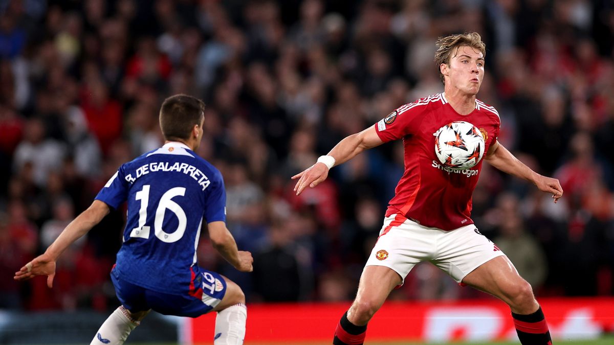 PAP/EPA / Adam Vaughan / Mecz Ligi Europy: Manchester United - Athletic Bilbao