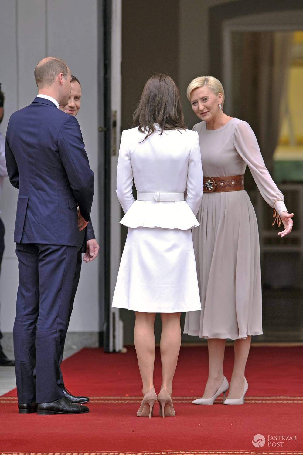Agata Duda powitała księżną Kate