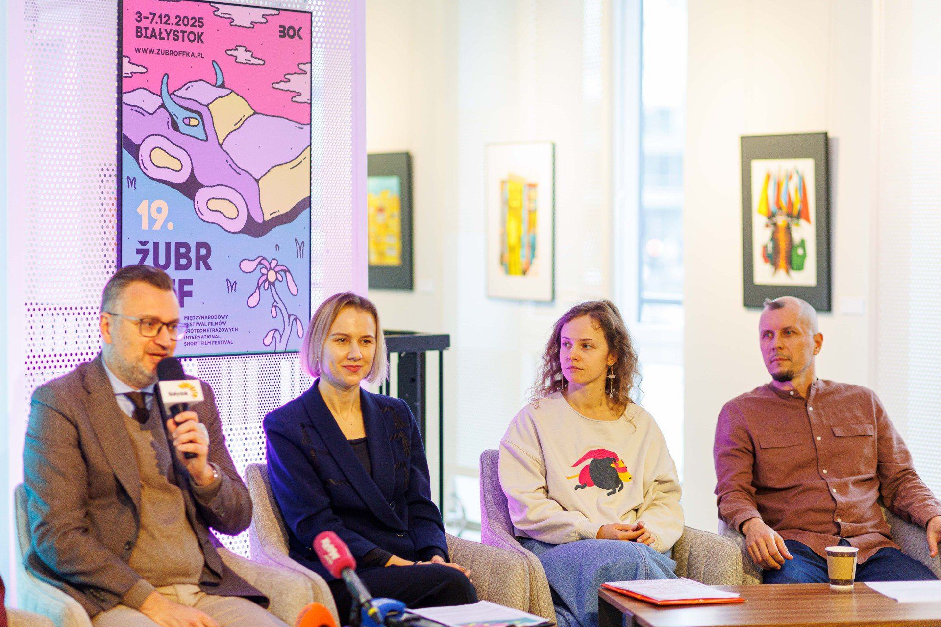 Konferencja prasowa zapowiadająca festiwal ŻUBROFFKA