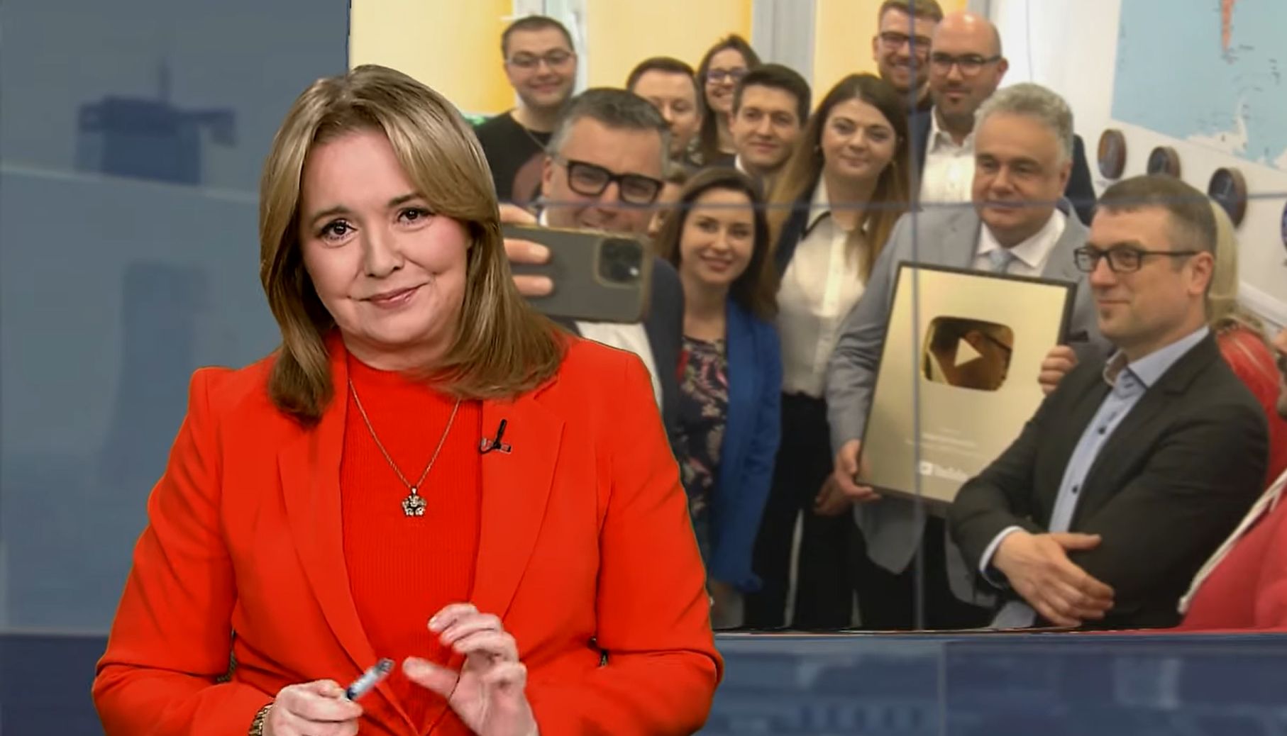 Danuta Holecka w "Dzisiaj" (10.05)