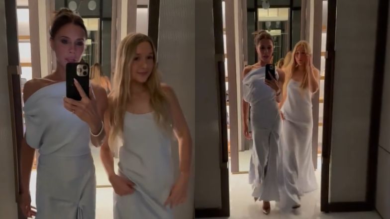 Victoria Beckham wystroiła córkę w ZA DUŻĄ sukienkę