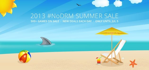 GOG 2013 NoDRM Summer Sale