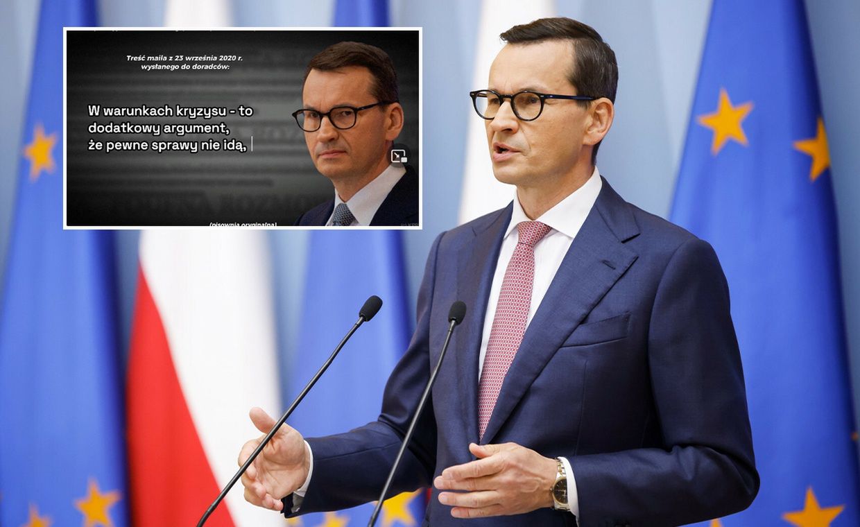 Mateusz Morawiecki "ofiarą" deep fake'u Platformy