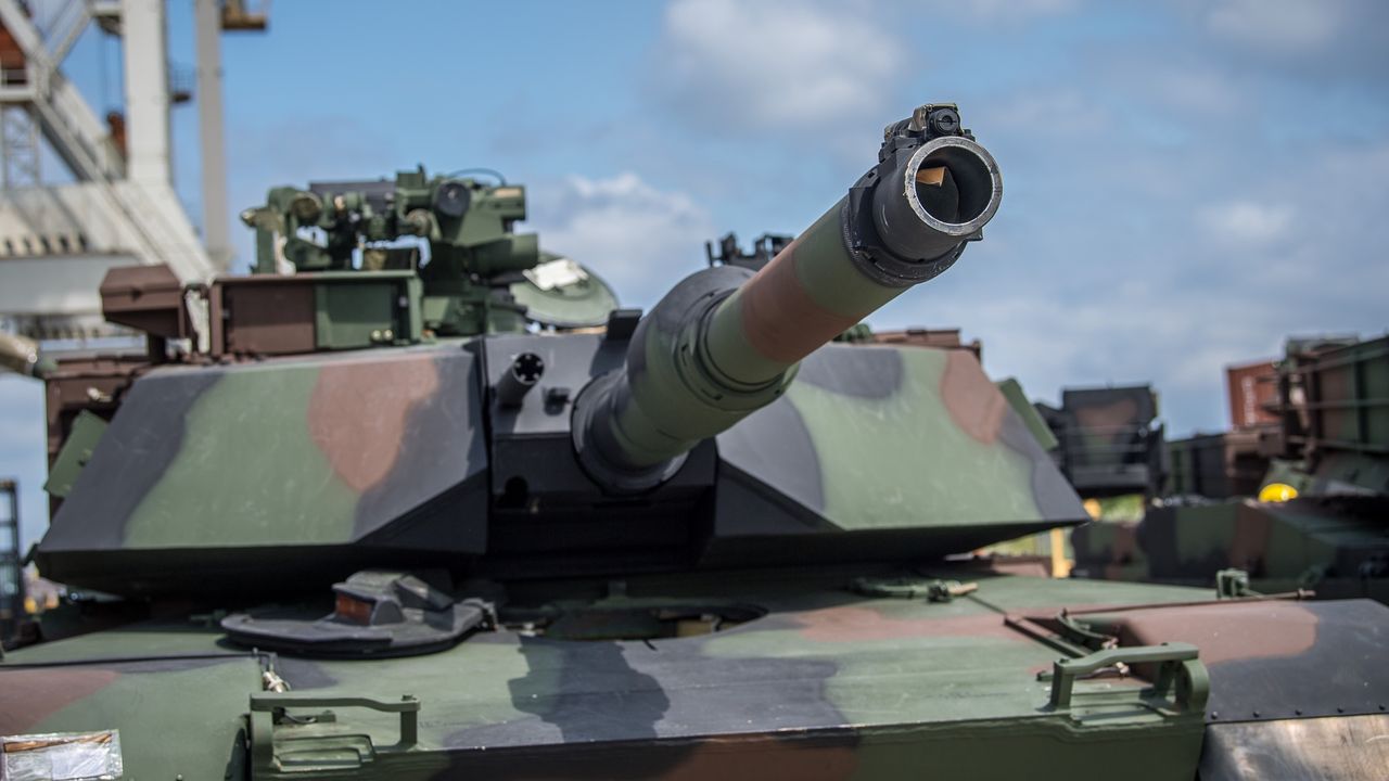 Czołgi M1A1 Abrams w Polsce.