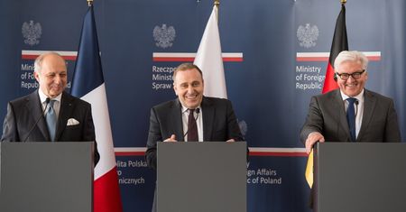 Kryzys na Ukrainie. Kraje Trójkąta Weimarskiego chcą pomagać Kijowowi finansowo